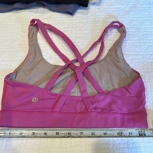 lululemon athletica Pink Strappy Sports Bra